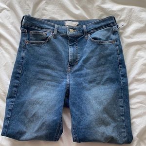 TOPSHOP BLUE JAMIE JEANS
